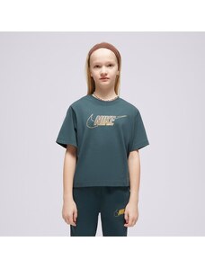 Nike Marškinėliai G Nsw Tee Boxy Metallic Hbr Girl Vaikams Apranga Marškinėliai FJ6785-328