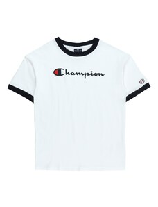 Champion Authentic Athletic Apparel Marškinėliai ryškiai raudona / juoda / balta / balkšva
