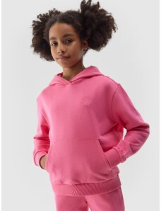4F Sportinis neatsegamas, džemperis su gobtuvu mergaitėms - rožinis