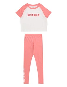 Calvin Klein Underwear Miego kostiumas 'Intense Power' rožinė / rožių spalva / balta