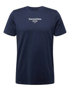Tommy Jeans Marškinėliai tamsiai mėlyna / kraujo spalva / balta