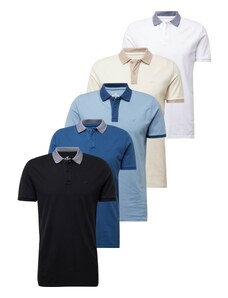 HOLLISTER Marškinėliai 'WEBEX' dramblio kaulo / safyro / šviesiai mėlyna / juoda / balta