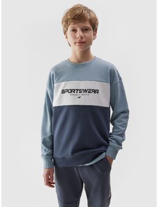4F Sportinis neatsegamas džemperis be gobtuvo berniukams - mėlynas