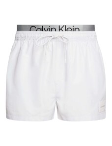Calvin Klein Swimwear Maudymosi trumpikės pilka / juoda / balta