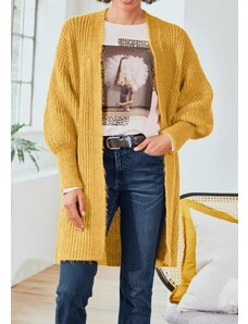 Linea Tesini Ilgas minkštas geltonas megztinis : Dydis - 42
