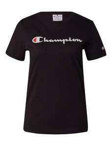 Champion Authentic Athletic Apparel Marškinėliai kraujo spalva / juoda / balta