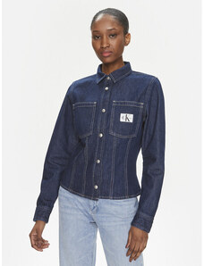 džinsiniai marškiniai Calvin Klein Jeans