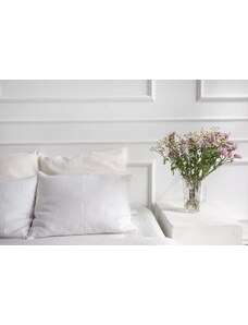 AmourLinen Linen pillowcase in White