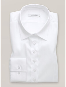 Willsoor Moteriški elegantiški balti marškiniai su klasikine apykakle 16596