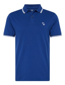 Abercrombie & Fitch Marškinėliai mėlyna / balta