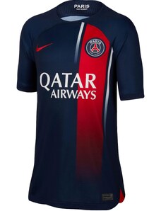 NIKE Sportiniai marškinėliai 'Paris St.-Germain Stadium' tamsiai mėlyna / ugnies raudona / balta