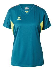 Hummel Sportiniai marškinėliai 'AUTHENTIC' geltona / pilka / benzino spalva / juoda
