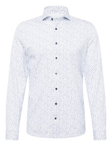 OLYMP Dalykinio stiliaus marškiniai mėlyna dūmų spalva / balta
