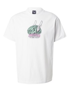 Iriedaily Marškinėliai 'Free Mind' šviesiai žalia / rožinė / balta