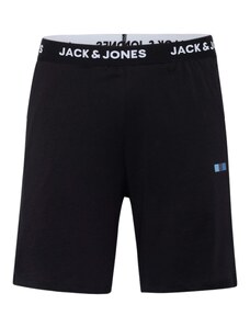 JACK & JONES Pižaminės kelnės 'FRED' tamsiai mėlyna / šviesiai mėlyna / juoda / balta