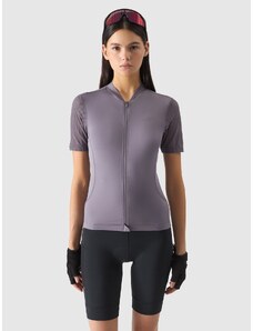 4F Moteriški greitai džiūstantys dviratininko marškinėliai - violetiniai