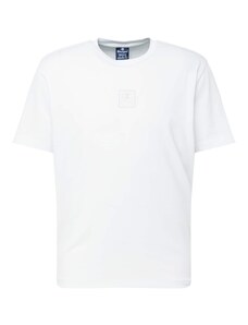 Champion Authentic Athletic Apparel Sportiniai marškinėliai 'Athleisure Legacy' pilka / balta