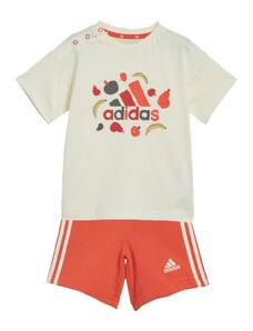 ADIDAS SPORTSWEAR Sportinis kostiumas 'Essentials' mišrios spalvos / oranžinė-raudona / balta