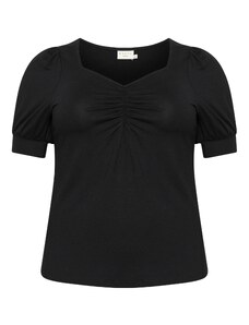KAFFE CURVE Marškinėliai 'Sissy' juoda