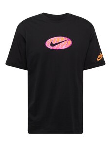 Nike Sportswear Marškinėliai 'M90 AM DAY' oranžinė / šviesiai rožinė / juoda / balkšva