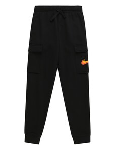 Nike Sportswear Kelnės geltona / oranžinė / juoda