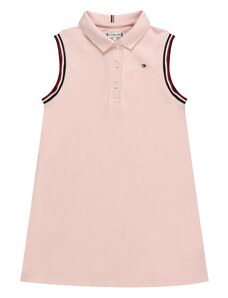 TOMMY HILFIGER Suknelė 'CLASSIC' pastelinė rožinė / raudona / juoda / balta