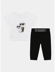 Komplektas: marškinėliai ir tamprės Karl Lagerfeld Kids