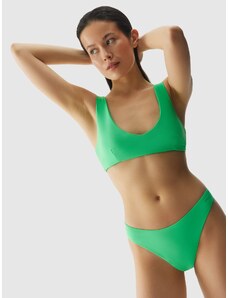 4F Moteriško maudymosi kostiumėlio bikini viršus - žalias