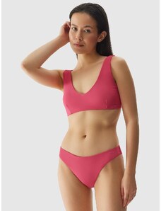 4F Moteriško maudymosi kostiumėlio bikini viršus - rožinis