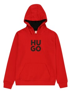HUGO Megztinis be užsegimo neoninė raudona / juoda