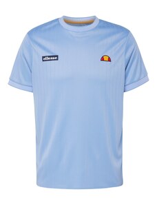 ELLESSE Sportiniai marškinėliai 'Tilney' tamsiai mėlyna / šviesiai mėlyna / raudona / balta