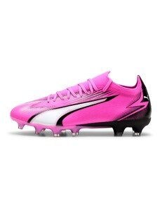 PUMA Futbolo bateliai 'ULTRA MATCH' rožinė / šviesiai rožinė / juoda