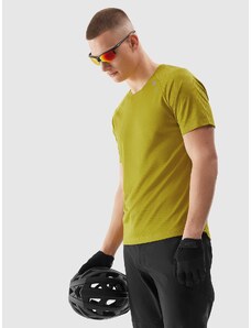4F Vyriški greitai džiūstantys dviratininko marškinėliai - geltoni