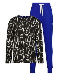 VINGINO Miego kostiumas sodri mėlyna („karališka“) / juoda / balta