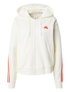 ADIDAS SPORTSWEAR Sportinis džemperis 'FI 3S' neoninė raudona / balta