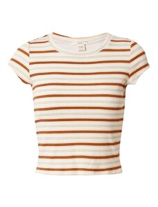BILLABONG Marškinėliai 'EASY DOES IT' karamelės / abrikosų spalva / juoda / balta
