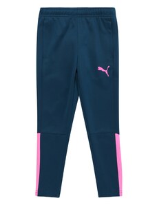 PUMA Sportinės kelnės 'TeamLiga' tamsiai mėlyna jūros spalva / šviesiai rožinė
