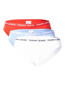 Tommy Jeans Moteriškos kelnaitės šviesiai mėlyna / raudona / juoda / balta