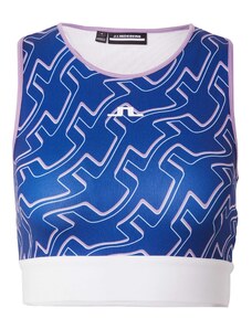 J.Lindeberg Sportiniai marškinėliai be rankovių 'Maggie' mėlyna / šviesiai violetinė / balkšva