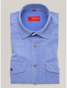 Willsoor Vyriški mėlyni džinsiniai marškiniai 16670