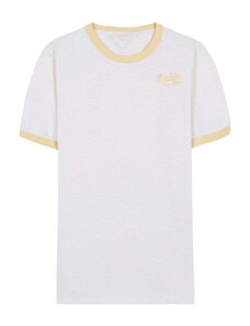Scalpers Marškinėliai geltona / balta