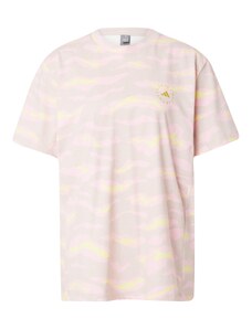 ADIDAS BY STELLA MCCARTNEY Sportiniai marškinėliai 'Truecasuals Printed' geltona / auksas / pilka / rožių spalva