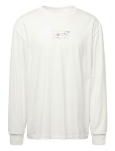 LEVI'S  Marškinėliai 'LS Graphic Authentic Tee' sidabrinė / balta