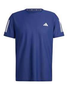 ADIDAS PERFORMANCE Sportiniai marškinėliai 'Own the Run' tamsiai mėlyna / balta