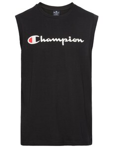 Champion Authentic Athletic Apparel Marškinėliai raudona / juoda / balta