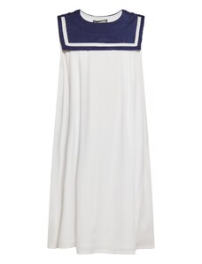 DreiMaster Vintage Suknelė tamsiai mėlyna / balta