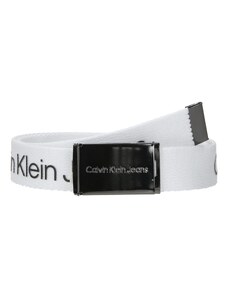 Calvin Klein Jeans Diržas tamsiai pilka / margai juoda / balta