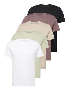HOLLISTER Marškinėliai smėlio spalva / šviesiai žalia / uogų spalva / juoda / balta