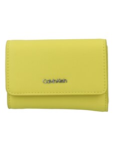 Calvin Klein Piniginė žaliosios citrinos spalva