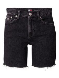 Tommy Jeans Džinsai 'MADDIE' raudona / juodo džinso spalva / balta